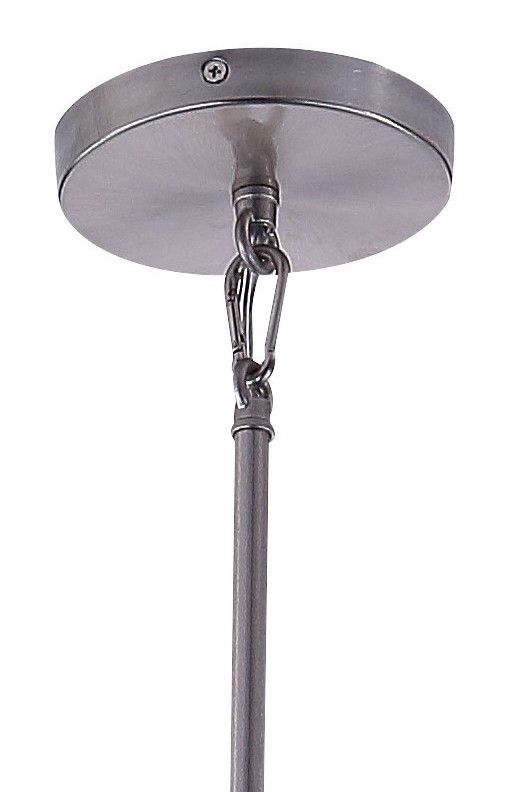 Image 5 Minka-Lavery Acacia 4-Light Brushed Nickel and Clear Glass Chandelier more views