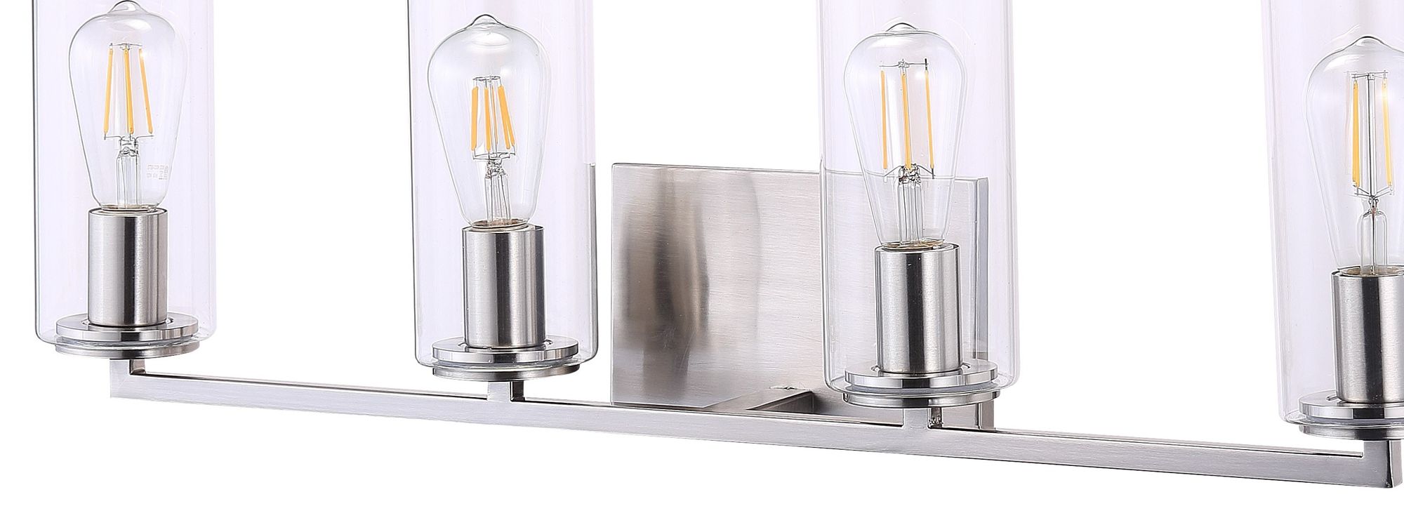 Image 2 Minka-Lavery Acacia 4-Light Brushed Nickel Bath Light more views