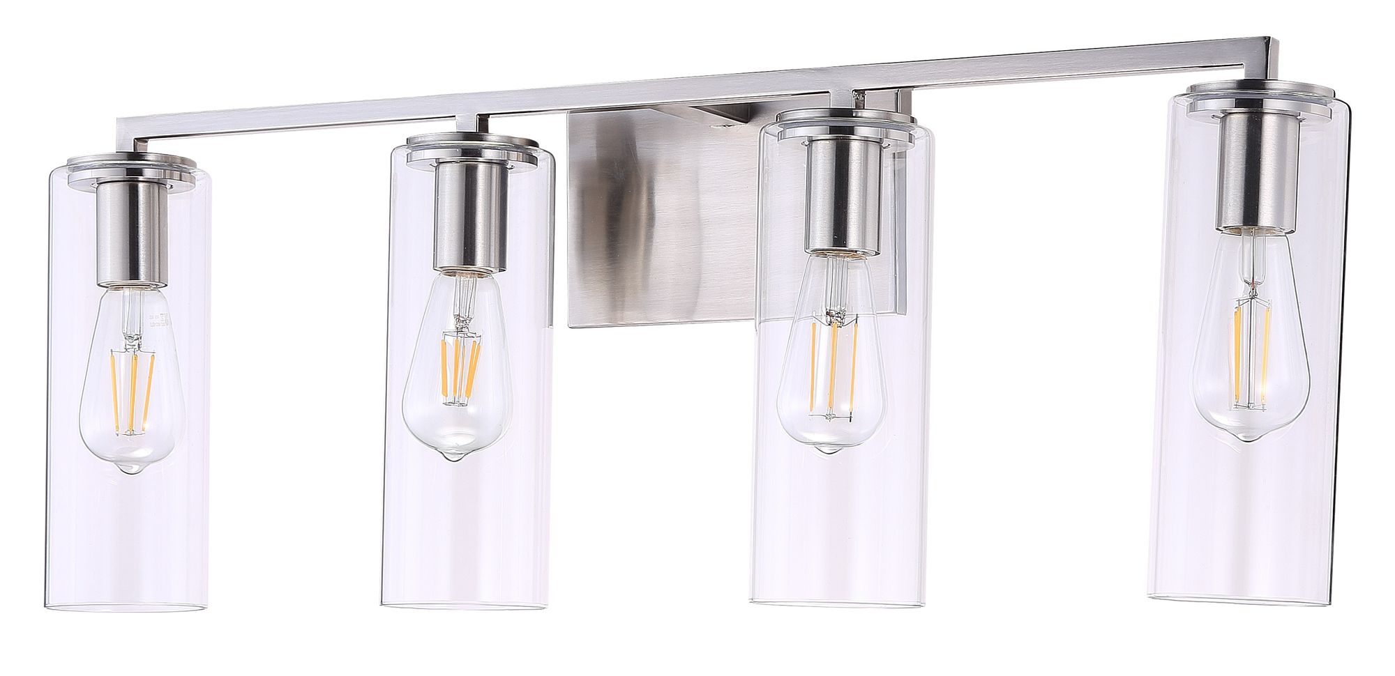 Image 3 Minka-Lavery Acacia 4-Light Brushed Nickel Bath Light more views