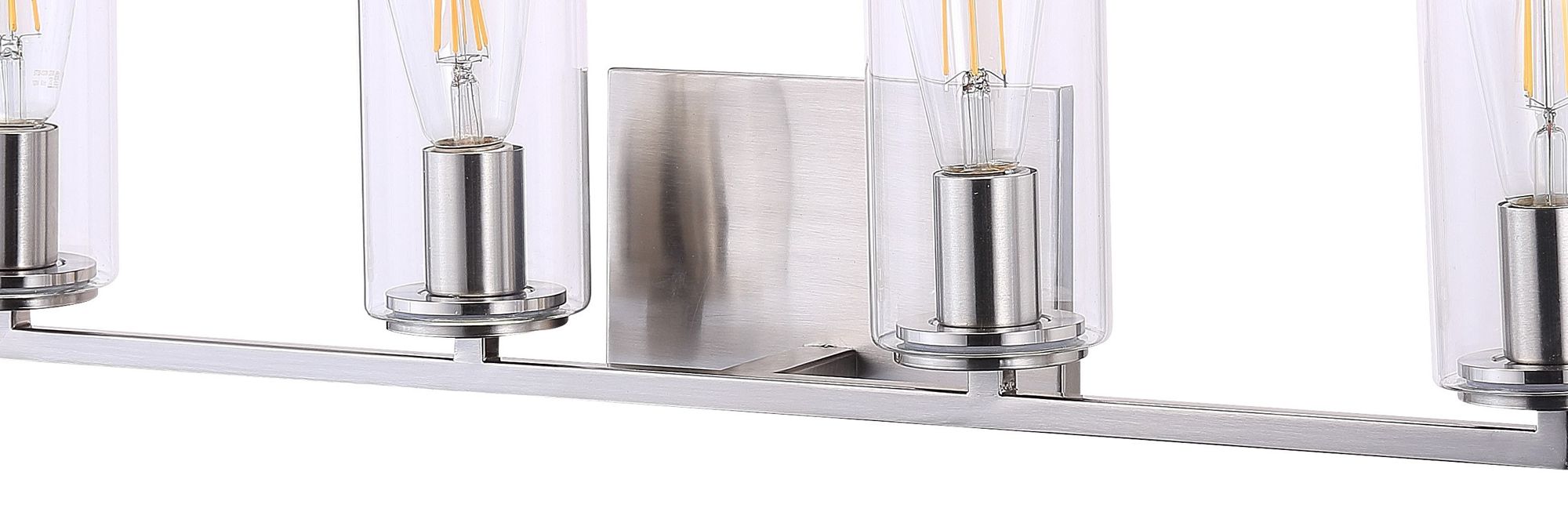 Image 4 Minka-Lavery Acacia 4-Light Brushed Nickel Bath Light more views