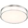 1_Minka Lavery Adames 7" Wide Brushed Nickel LED Ceiling Light