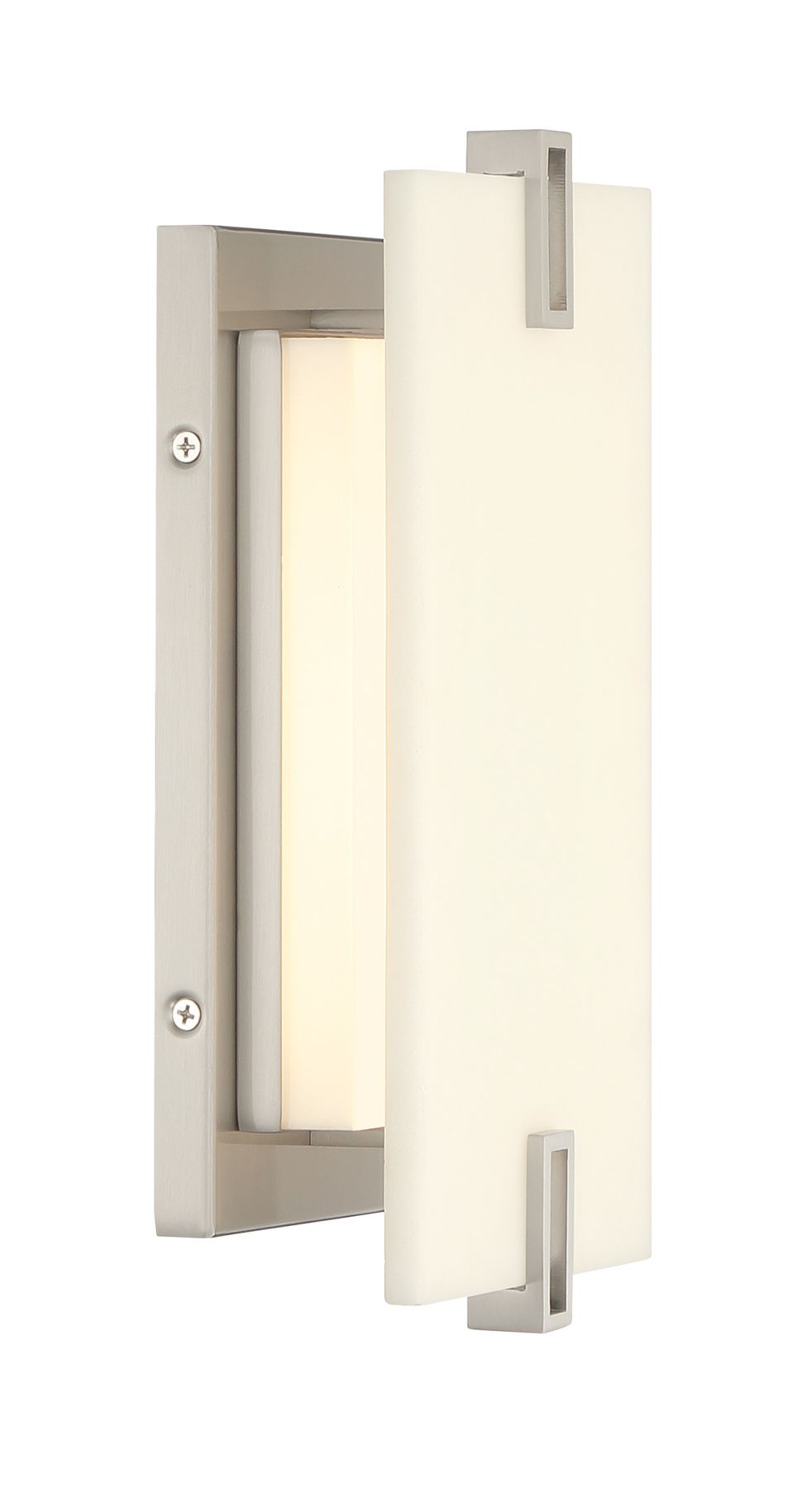 Image 5 Minka Lavery Aizen LED 12-inch Brushed Nickel Wall Sconce more views