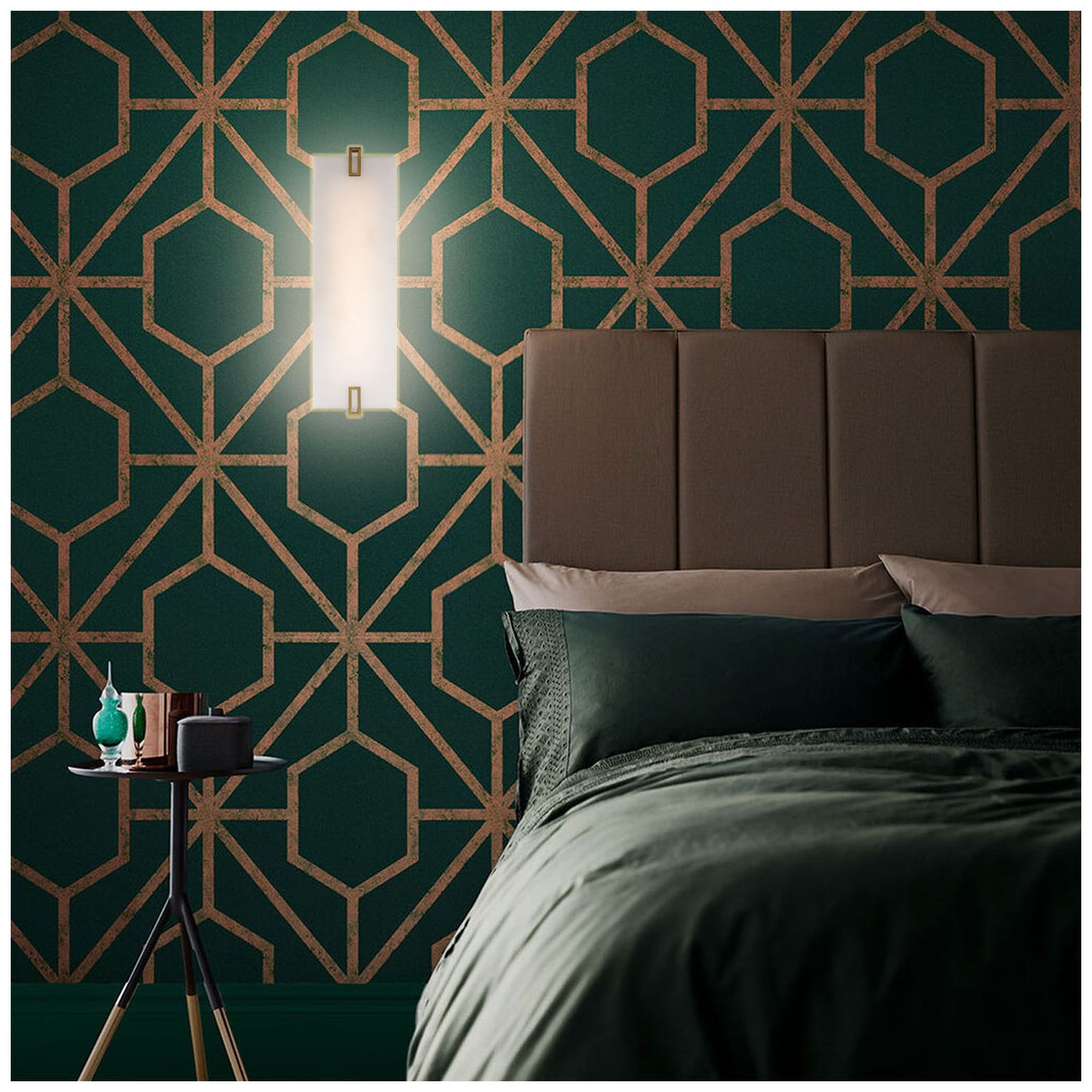 Thumbnail2 of Minka-Lavery Aizen LED 19-inch Soft Brass Wall Sconce with White Diffuser more views