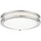 Minka Lavery Alpine 11 3/4" Modern Brushed Nickel LED Ceiling Light