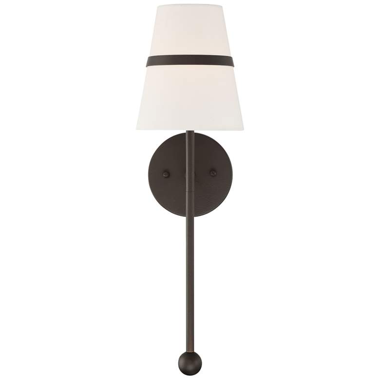 Image 3 Minka-Lavery Althia 1-Light 6-in Textured Dark Bronze Indoor Wall Sconce more views