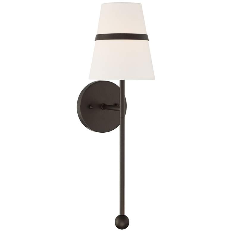 Image 4 Minka-Lavery Althia 1-Light 6-in Textured Dark Bronze Indoor Wall Sconce more views