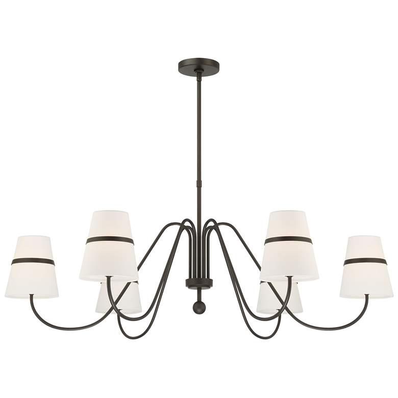 Image 2 Minka-Lavery Althia 6-Light 43.75-in Textured Dark Bronze Indoor Chandelier