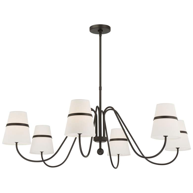 Image 7 Minka-Lavery Althia 6-Light 43.75-in Textured Dark Bronze Indoor Chandelier more views