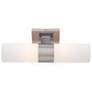 4_Minka Lavery Andres 13 1/2" High Brushed Nickel 2-Light Wall Sconce more views