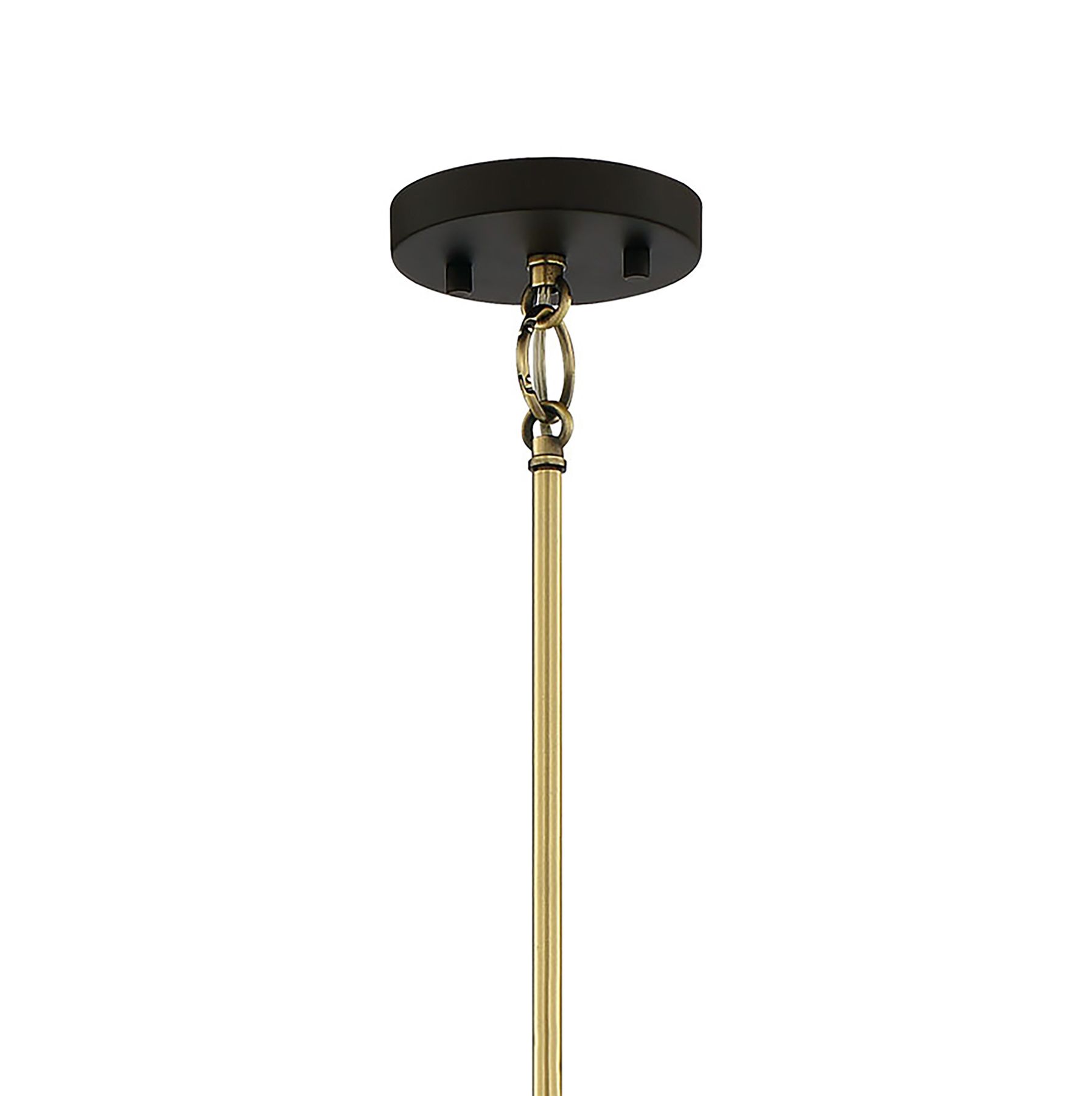 Image 4 Minka Lavery Ansley Court 1-Light Bronze and Brass Mini-Pendant more views