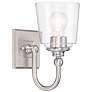 3_Minka Lavery Antonia 1-Light 5.5-in Brushed Nickel Wall Sconce with Shade more views