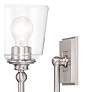 5_Minka Lavery Antonia 1-Light 5.5-in Brushed Nickel Wall Sconce with Shade more views