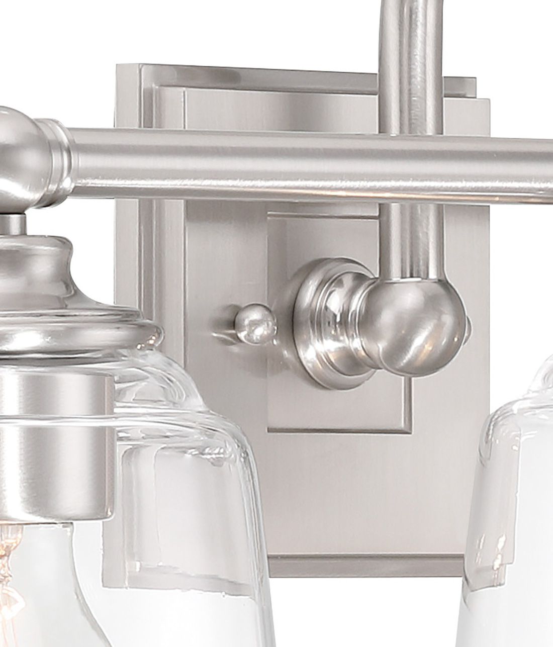 Image 6 Minka Lavery Antonia 3-Light 25.25-in Brushed Nickel Wall Sconce more views