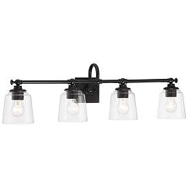 Image1 of Minka Lavery Antonia 4-Light 35-in Coal Black Vanity Light