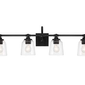 Image3 of Minka Lavery Antonia 4-Light 35-in Coal Black Vanity Light more views