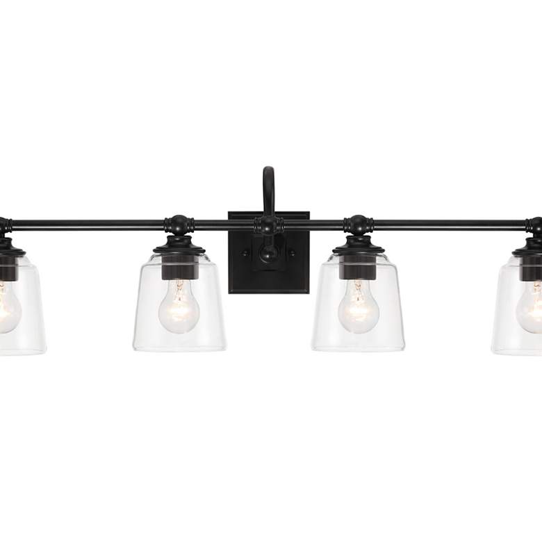 Image 3 Minka Lavery Antonia 4-Light 35-in Coal Black Vanity Light more views
