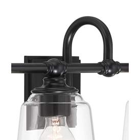 Image5 of Minka Lavery Antonia 4-Light 35-in Coal Black Vanity Light more views