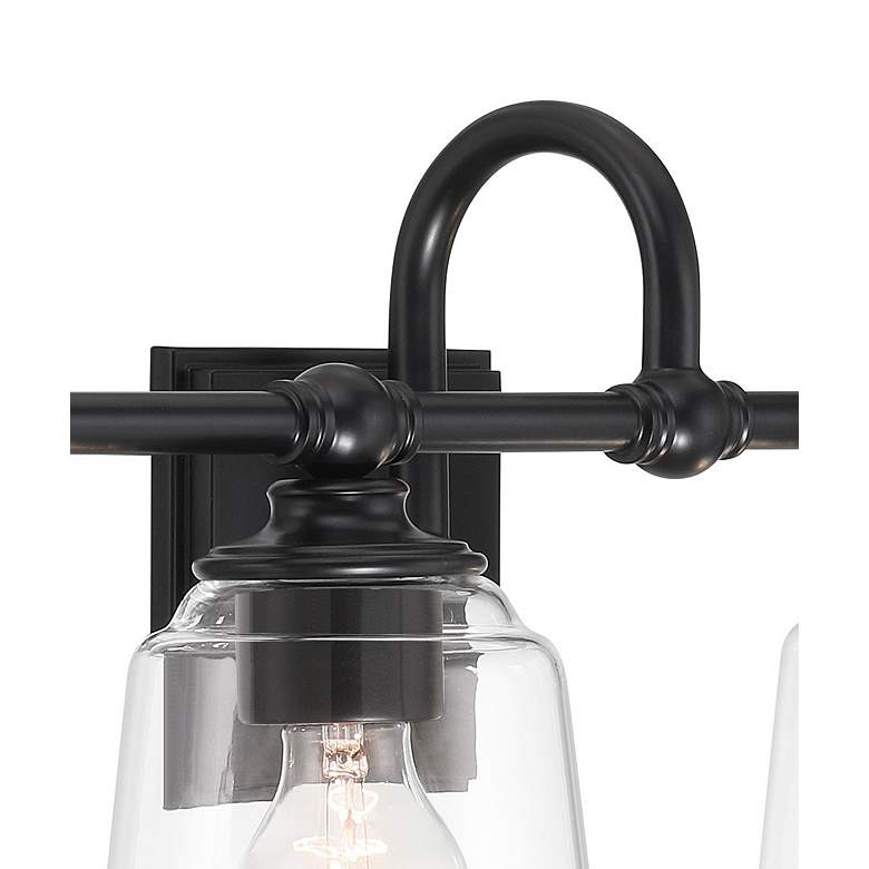 Image 5 Minka Lavery Antonia 4-Light 35-in Coal Black Vanity Light more views