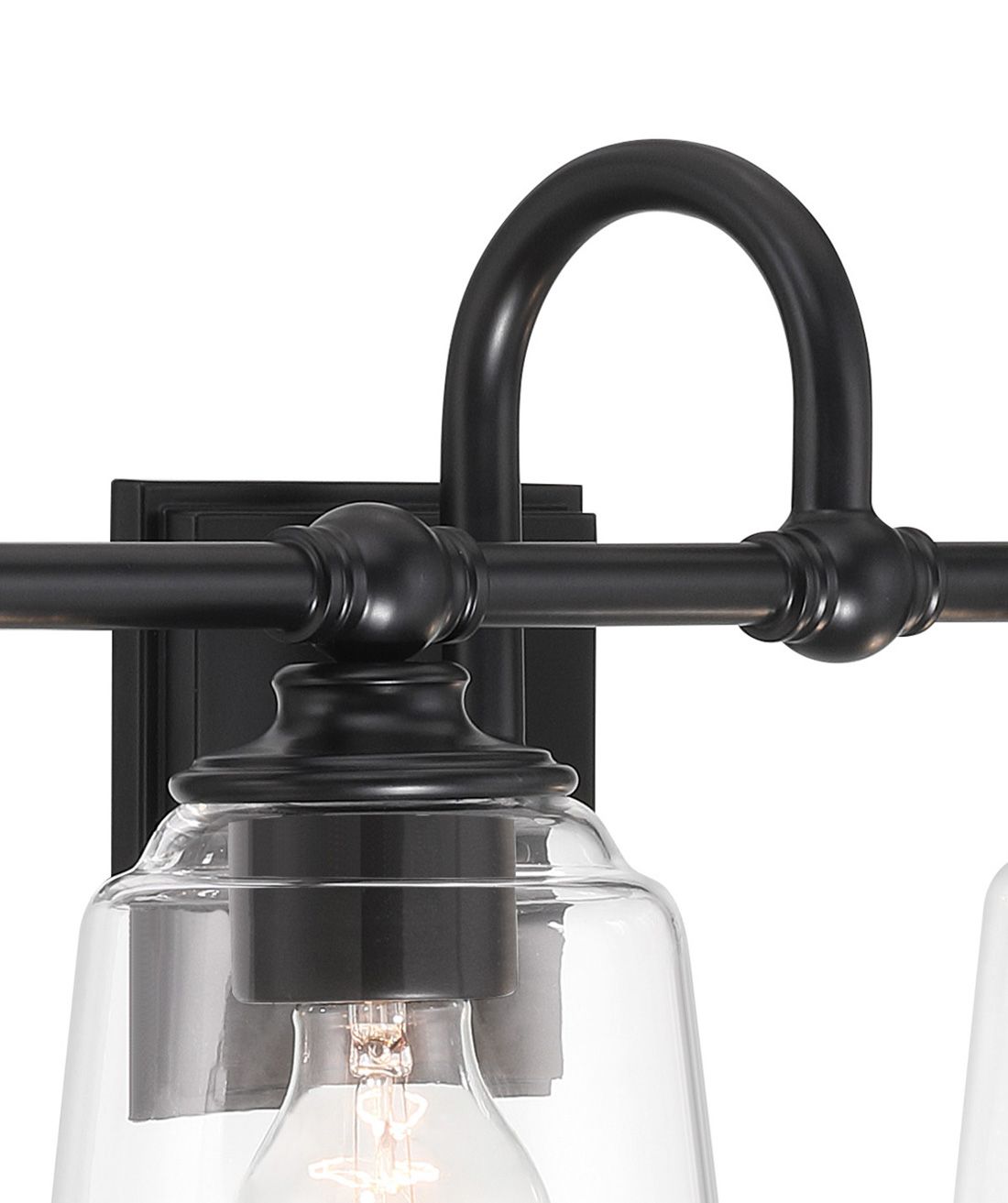 Minka Lavery Antonia 4-Light 35-in Coal Black Vanity Light