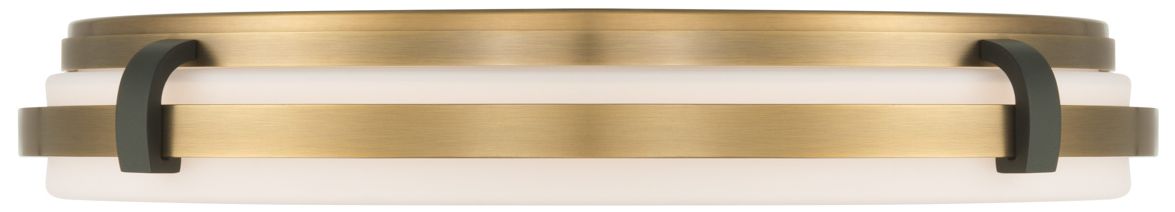 Image 7 Minka Lavery Arclume 5CCT LED 18.75-in Brass n Black Flush Mount with Shade more views