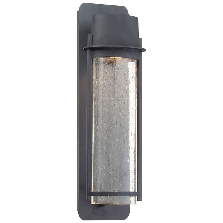 Image 1 Minka Lavery Artisan Lane 18 1/2 inch High Black Finish Outdoor Wall Light