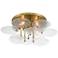 Minka-Lavery Artze 25" 4-Light Soft Brass Flush Mount Ceiling Light