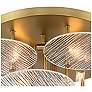 6_Minka-Lavery Artze 25" 4-Light Soft Brass Flush Mount Ceiling Light more views