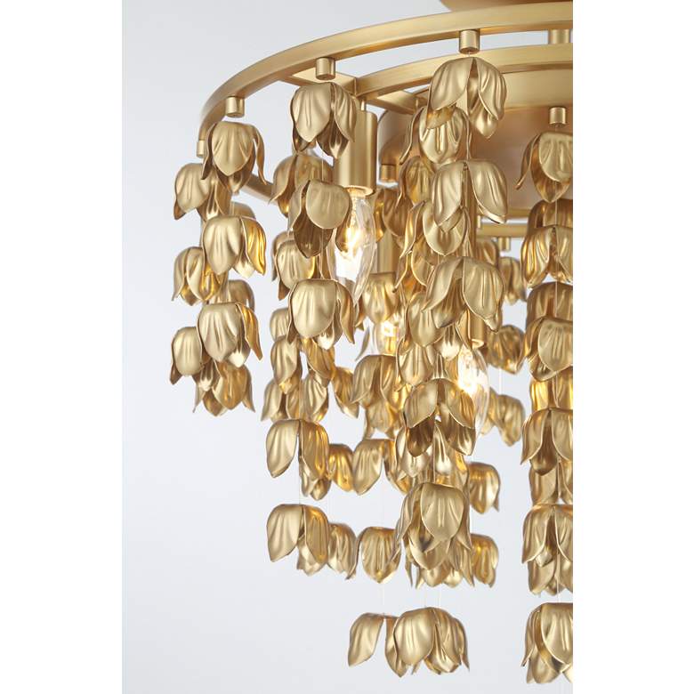 Image 4 Minka Lavery Ashgrove 6-Light 21-in Legacy Brass Indoor Semi-Flush more views