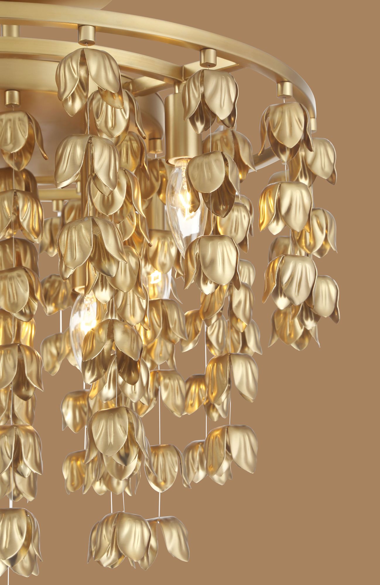 Image 7 Minka Lavery Ashgrove 6-Light 21-in Legacy Brass Indoor Semi-Flush more views