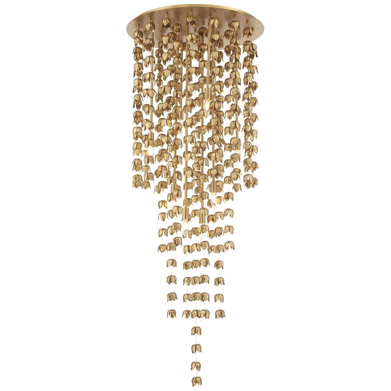 Image 1 Minka-Lavery Ashgrove 8-Light 24-in Legacy Brass Indoor Pendant