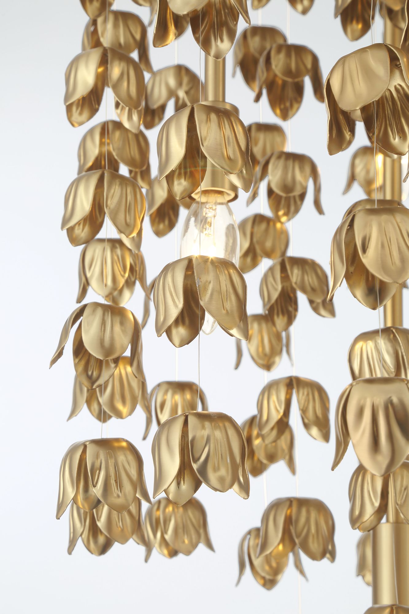 Minka-Lavery Ashgrove 8-Light 24-in Legacy Brass Pendant with Brass Shade