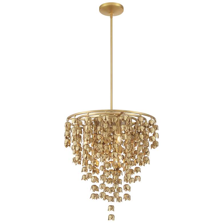 Image 1 Minka-Lavery Ashgrove 8-Light 26-in Legacy Brass Indoor Pendant