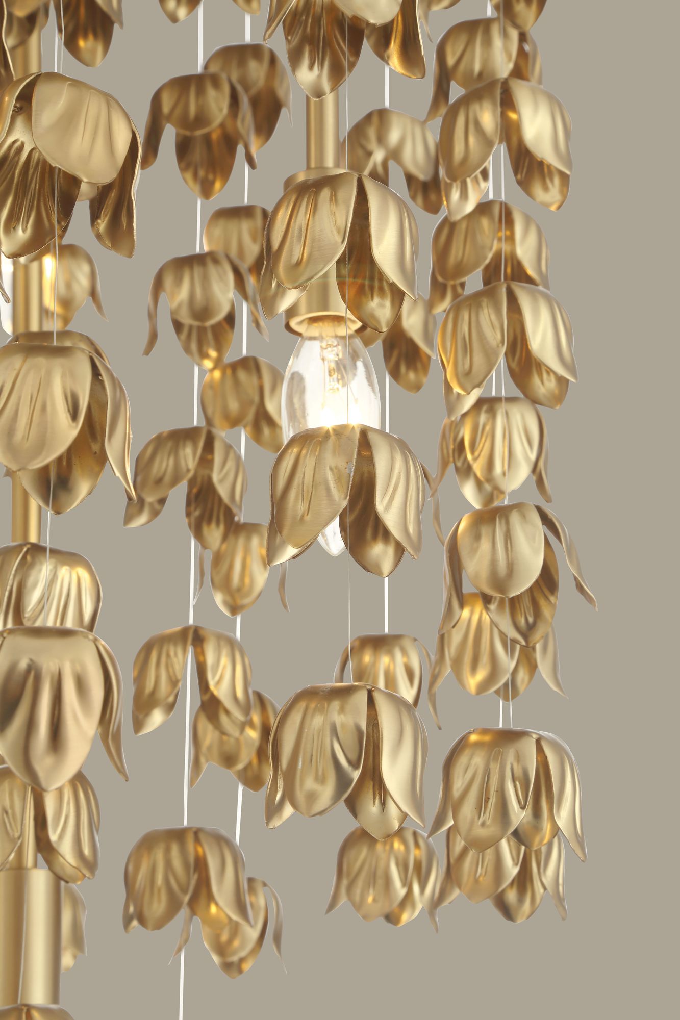 Image 6 Minka-Lavery Ashgrove 8-Light 26-in Legacy Brass Pendant with Brass Shade more views