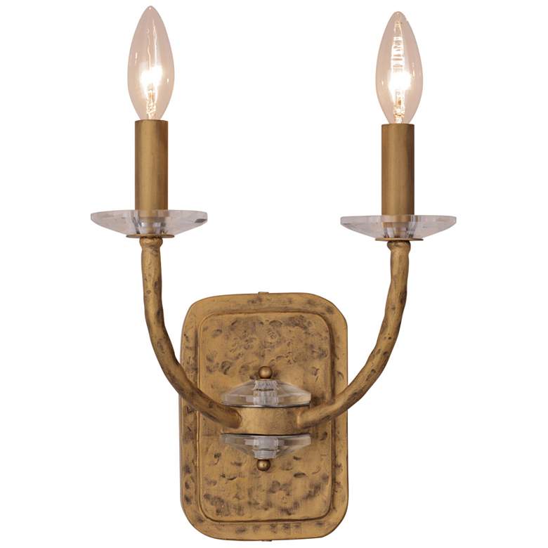 Image 1 Minka-Lavery Atella 2-Light Ashen Gold Wall Sconce