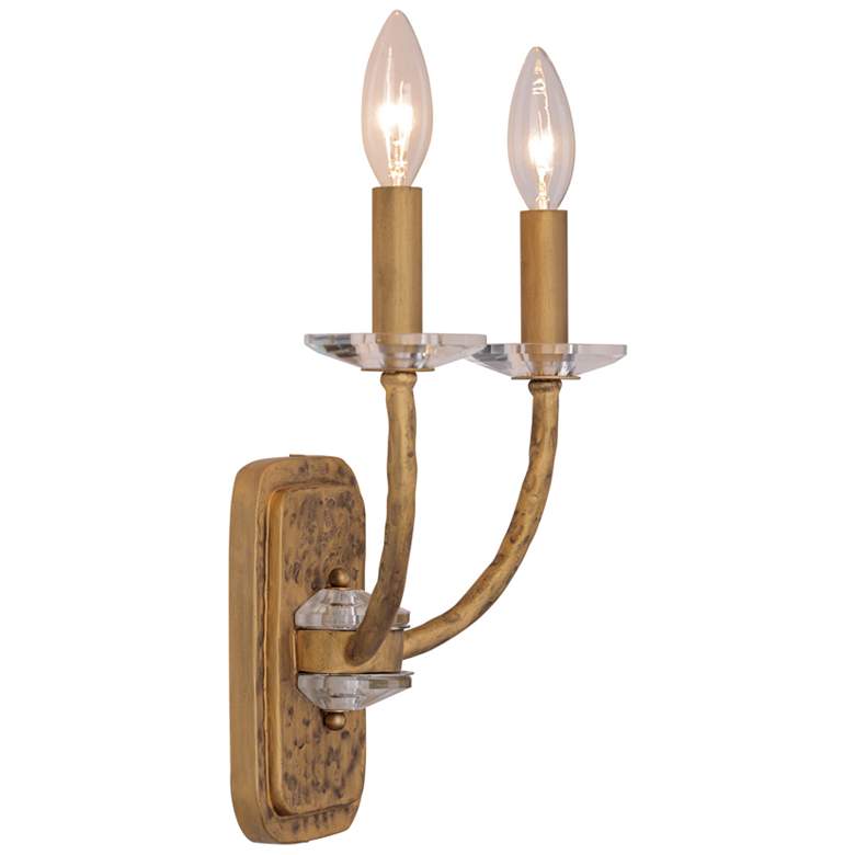Image 2 Minka-Lavery Atella 2-Light Ashen Gold Wall Sconce more views