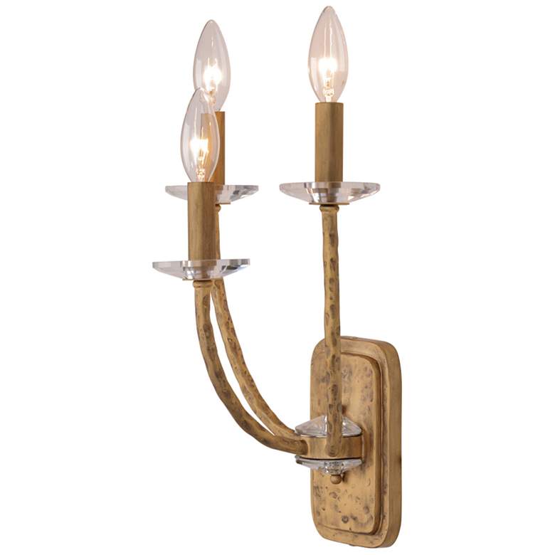 Image 5 Minka-Lavery Atella 3-Light Ashen Gold Wall Sconce more views