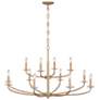 2_Minka-Lavery Atella 48" Traditional 12-Light Ashen Gold Chandelier