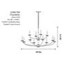 6_Minka-Lavery Atella 48" Traditional 12-Light Ashen Gold Chandelier more views