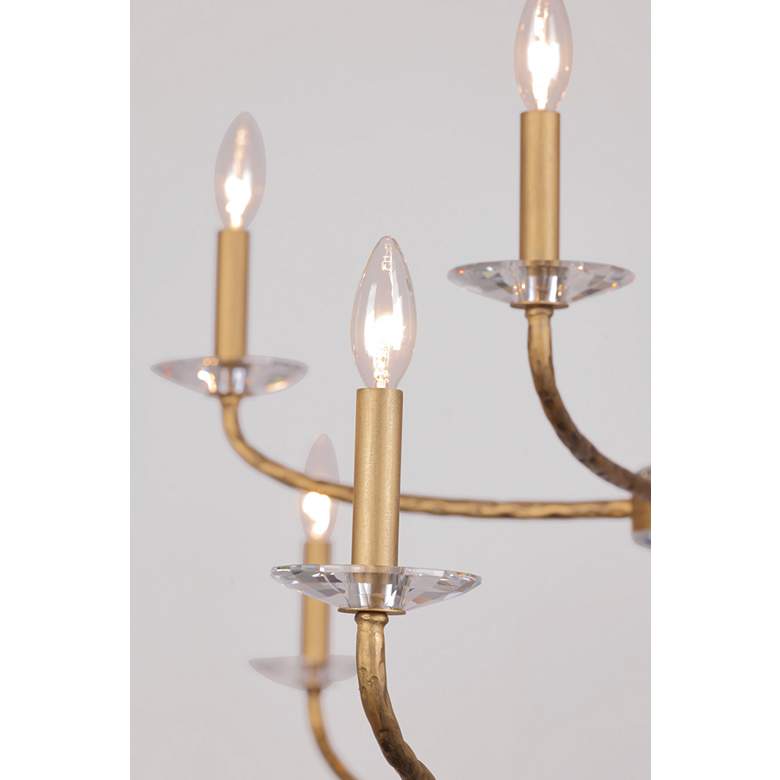 Image 7 Minka-Lavery Atella 48" Traditional 12-Light Ashen Gold Chandelier more views