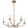 Thumbnail3 of Minka-Lavery Atella 6-Light Ashen Gold Chandelier more views