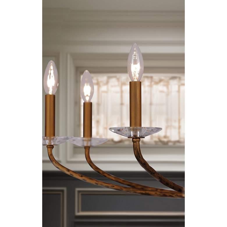 Image 7 Minka-Lavery Atella 8-Light Ashen Gold Chandelier more views