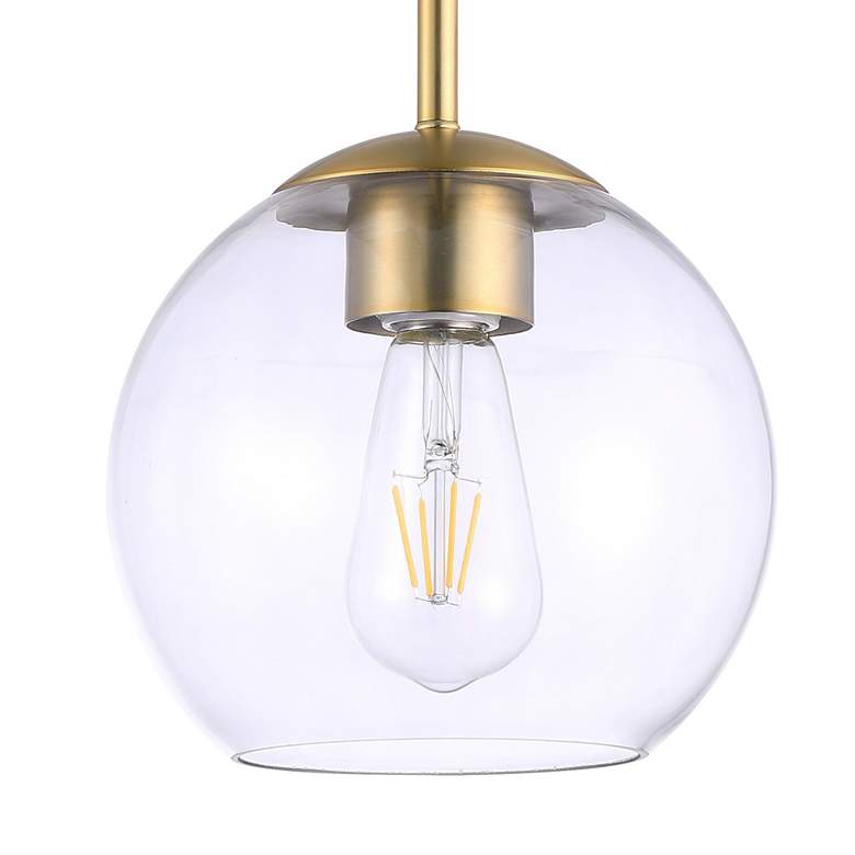 Image 2 Minka-Lavery Auresa 1-Light Soft Brass Mini-Pendant more views