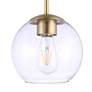 2_Minka-Lavery Auresa 1-Light Soft Brass Mini-Pendant more views