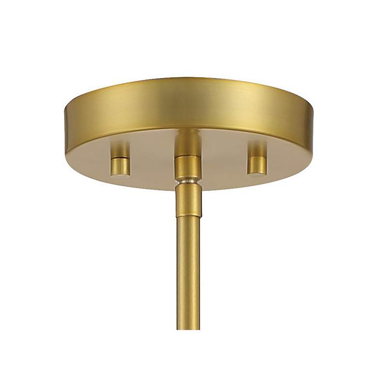 Image 4 Minka Lavery Auresa 29" 5-Light Soft Brass Clear Globe Modern Pendant more views