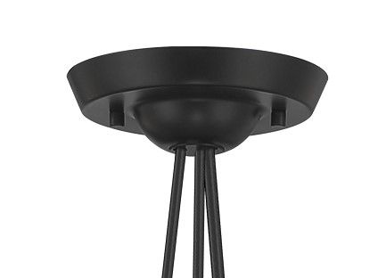 Image 3 Minka Lavery Auresa 3-light Black Cluster Pendant Light with Glass Shades more views