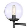 3_Minka Lavery Auresa 3-Light Coal Globe Vanity Light with Clear Glass Shade more views