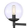 4_Minka Lavery Auresa 3-Light Coal Globe Vanity Light with Clear Glass Shade more views