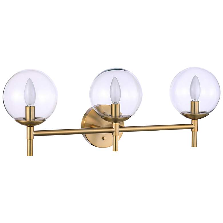 Image 1 Minka-Lavery Auresa 3-Light Soft Brass Bath Light