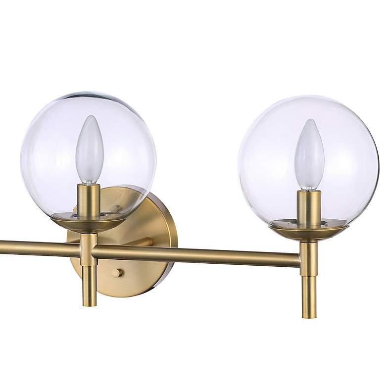 Image 2 Minka-Lavery Auresa 3-Light Soft Brass Bath Light more views