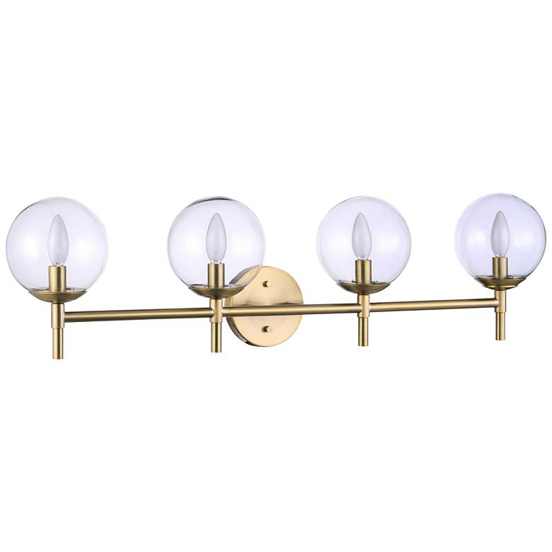 Image 1 Minka-Lavery Auresa 4-Light Soft Brass Bath Light